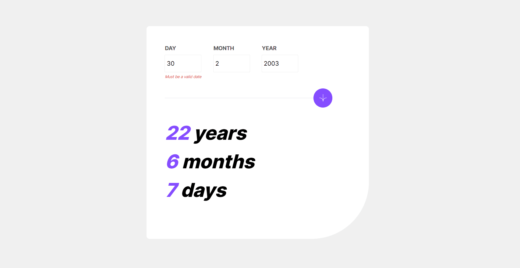 Age Calculator screenshot 2