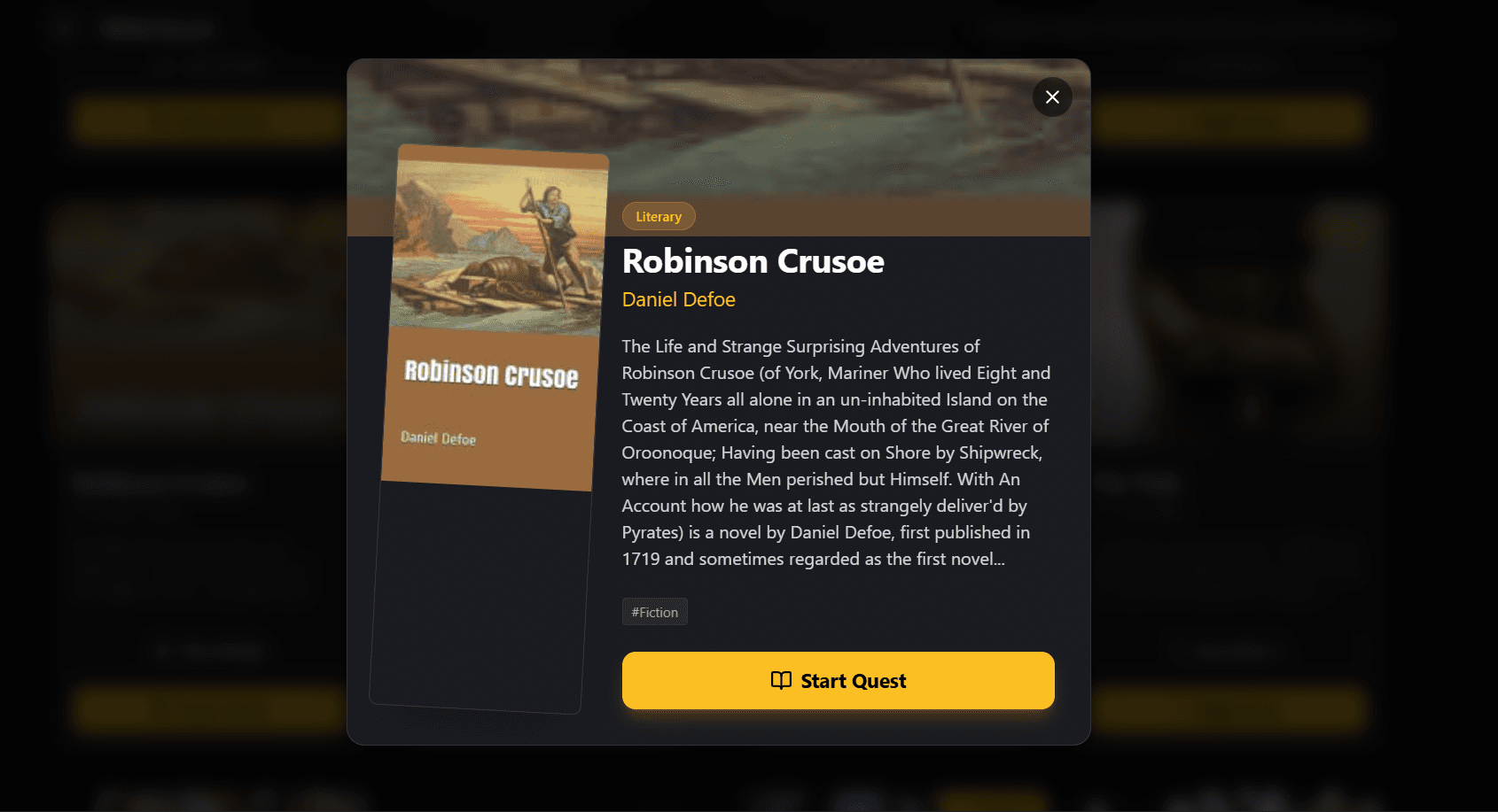 BiblioQuest screenshot 1