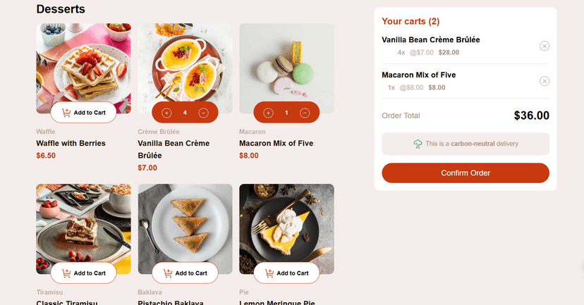 Product Cart