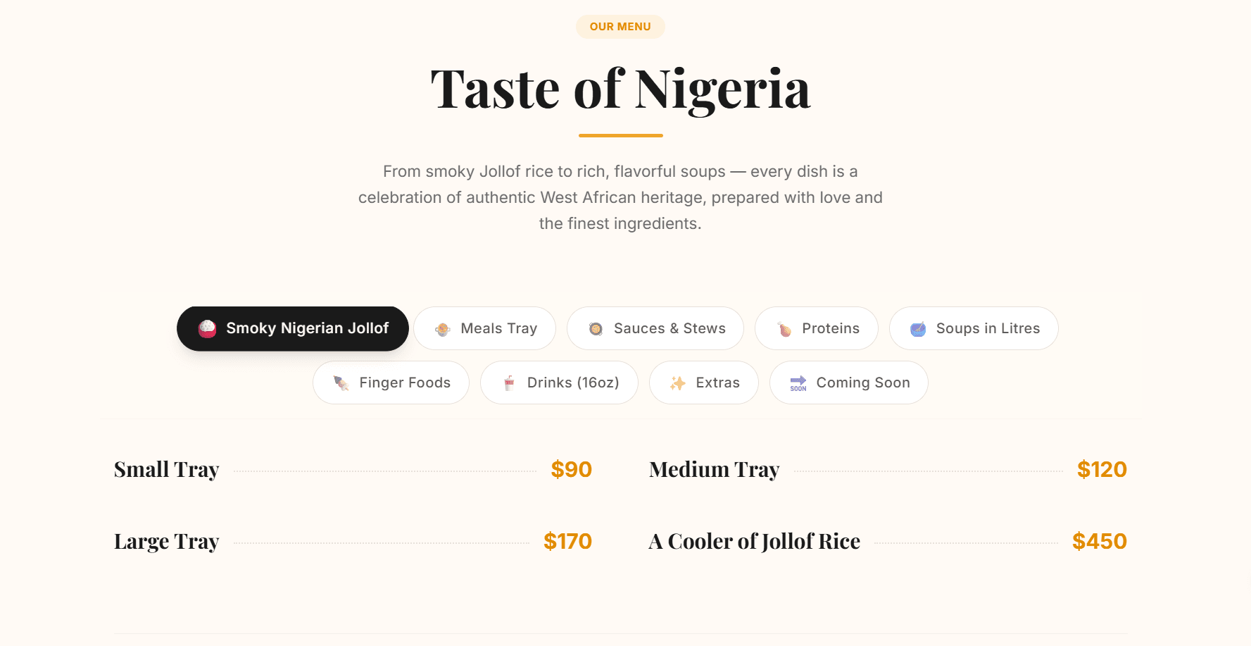 Ville Dishes screenshot 1